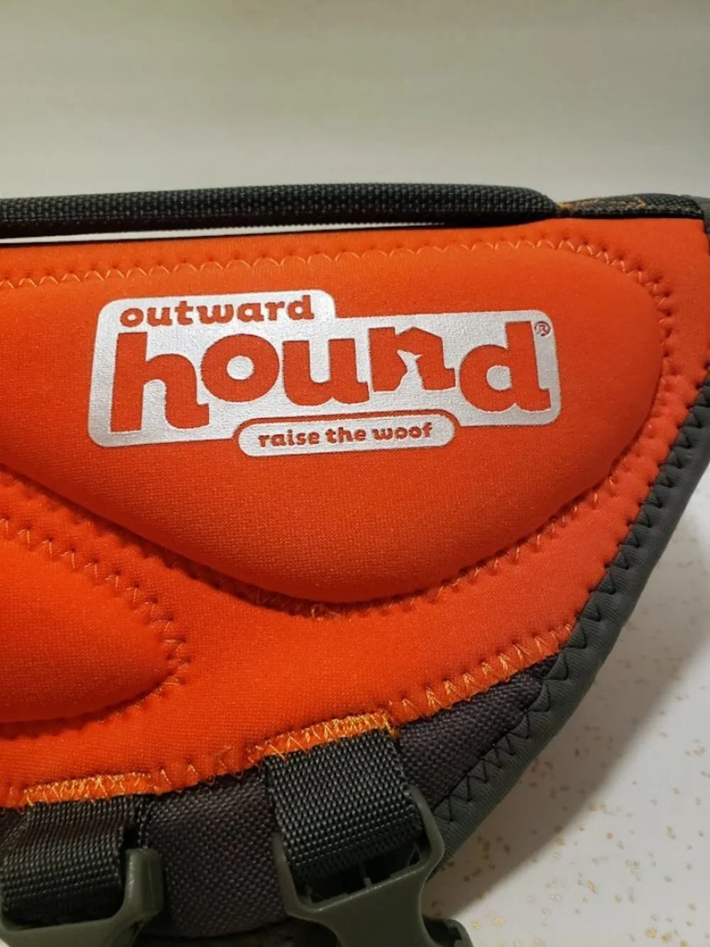 Outward Hound Orange Dog Life Jacket Vest Safety Harness Size XS